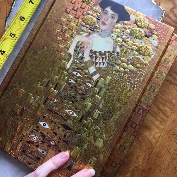 KLIMT’S LADY in Gold Portrait Notebook- Stunning - Picture 3 of 8